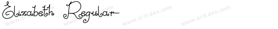 Elizabeth Regular字体转换